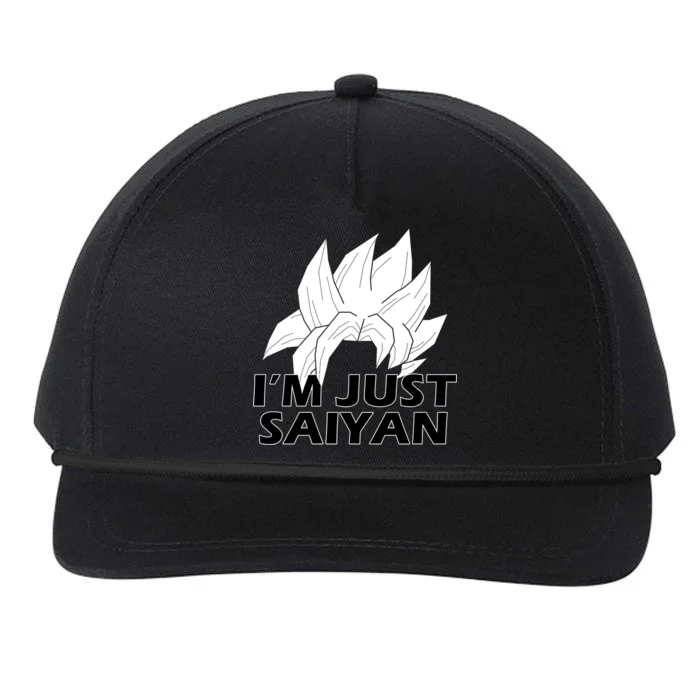 I'm Just Saiyan Snapback Five-Panel Rope Hat