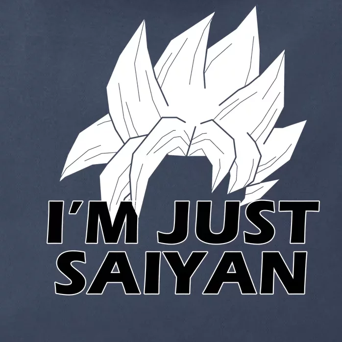 I'm Just Saiyan Zip Tote Bag