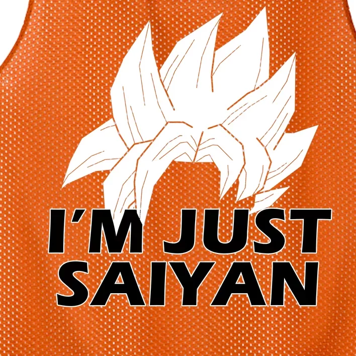 I'm Just Saiyan Mesh Reversible Basketball Jersey Tank