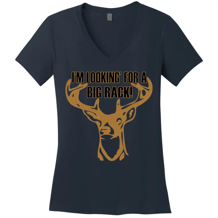 I'm Looking For A Big Rack Women's V-Neck T-Shirt