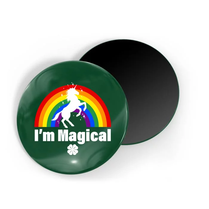 I'm Magical Clover Unicorn Magnet