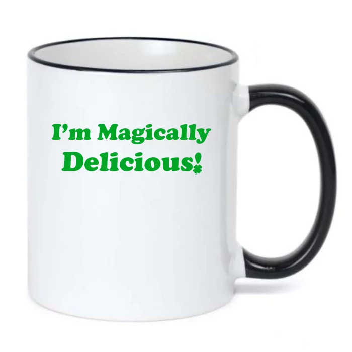 I'm Magically Delicious! Funny St. Patrick's Day Black Color Changing Mug