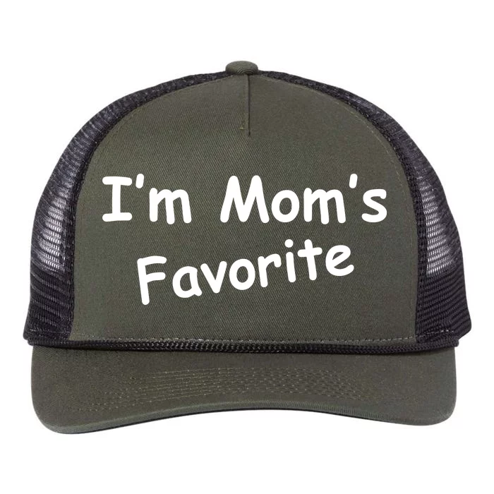 I'm Mom's Favorite Retro Rope Trucker Hat Cap