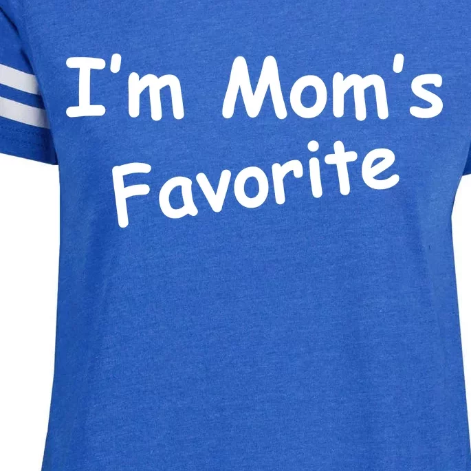 I'm Mom's Favorite Enza Ladies Jersey Football T-Shirt