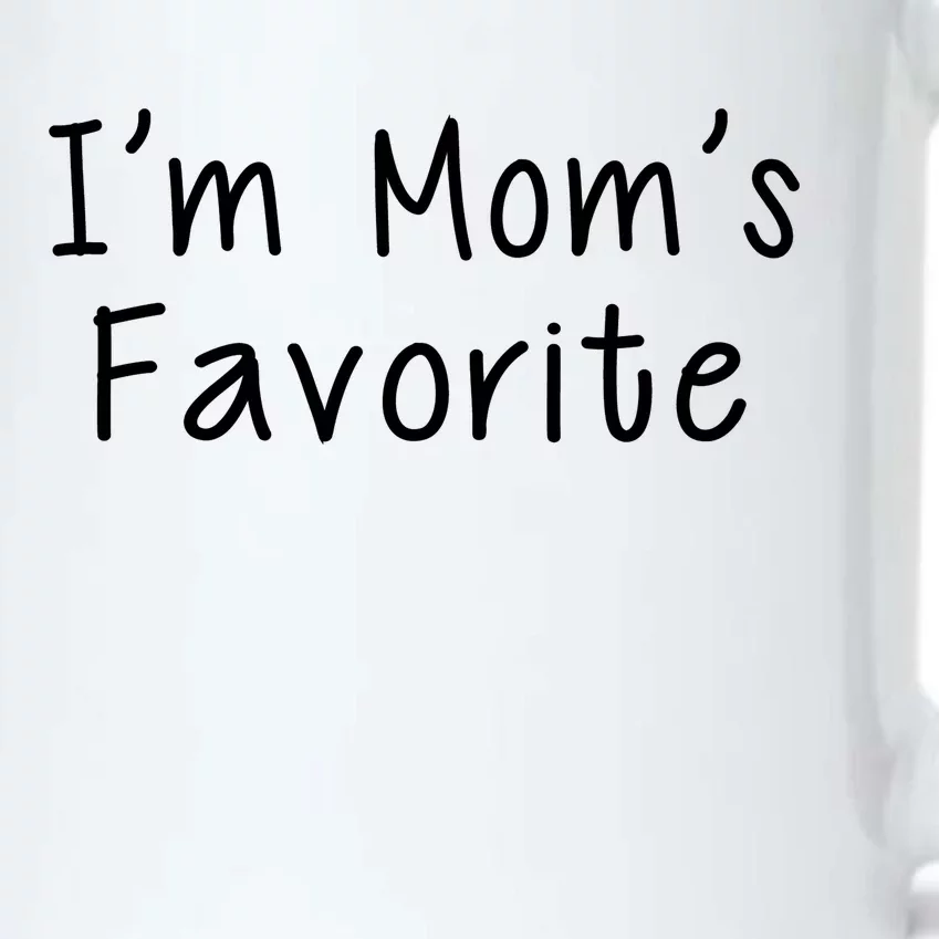 I'm Mom's Favorite Funny Cute Black Color Changing Mug