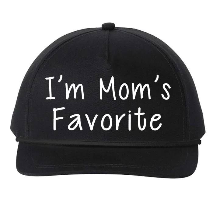 I'm Mom's Favorite Funny Cute Snapback Five-Panel Rope Hat