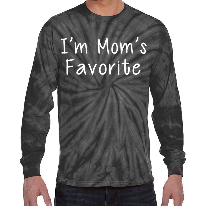 I'm Mom's Favorite Funny Cute Tie-Dye Long Sleeve Shirt