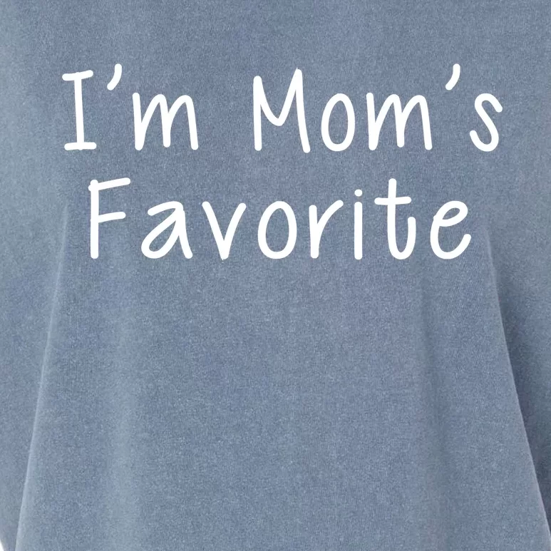 I'm Mom's Favorite Funny Cute Garment-Dyed Women's Muscle Tee