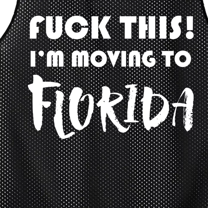 I'm Moving To Florida Mesh Reversible Basketball Jersey Tank