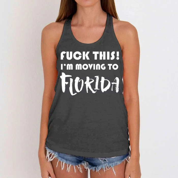 I'm Moving To Florida Women's Knotted Racerback Tank