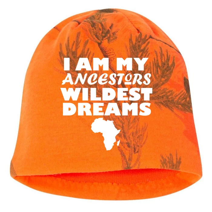 I'm My Ancestors Wildest Dreams Black History Kati - Camo Knit Beanie