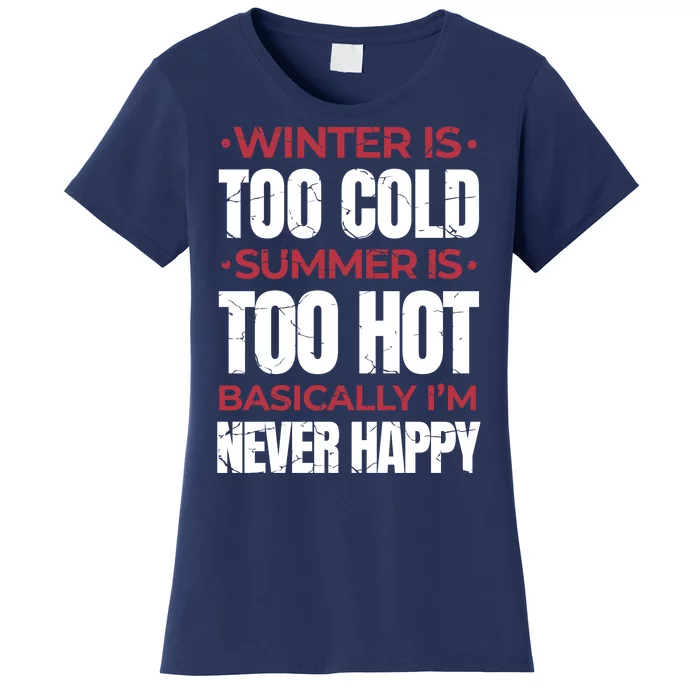 I'm Never Happy Women's T-Shirt