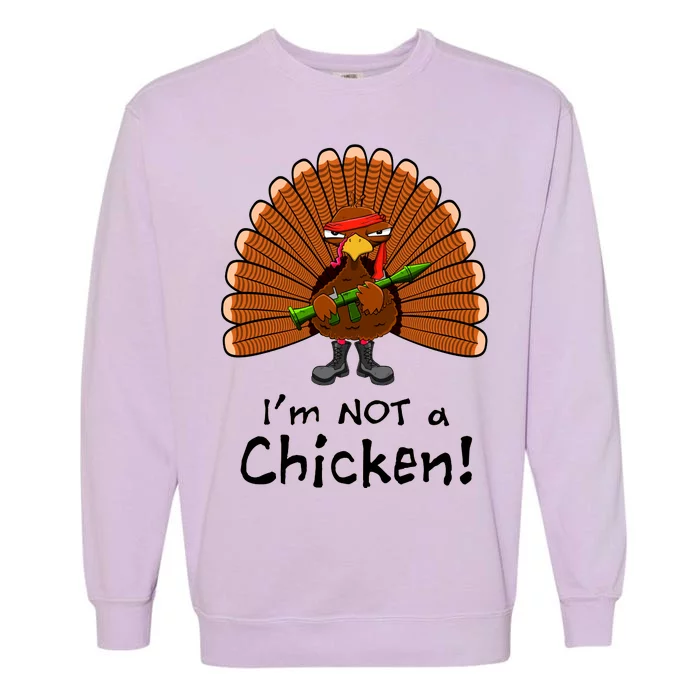 I'm No Chicken Turkey Holiday Garment-Dyed Sweatshirt