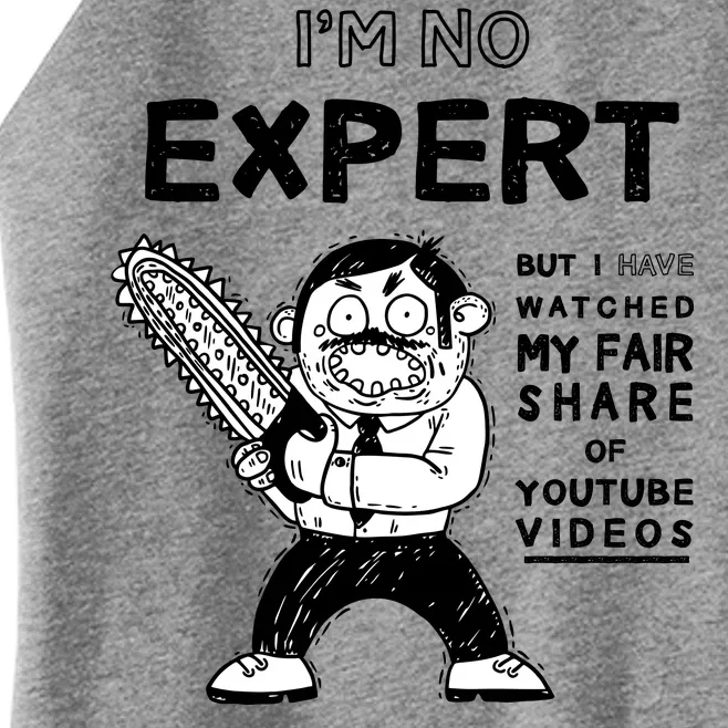 I'm No Expert Funny Video Women’s Perfect Tri Rocker Tank