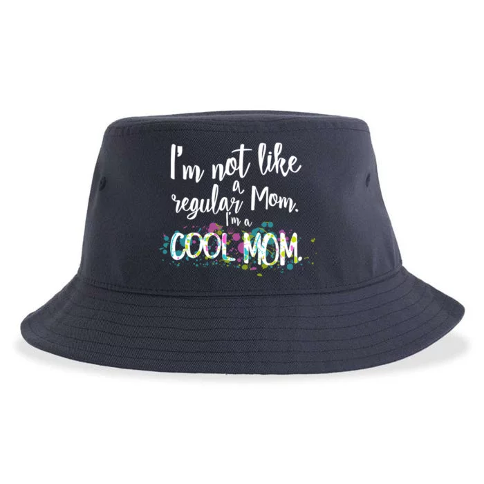 I'm Not A Regular Mom I'm A Cool Mom Sustainable Bucket Hat