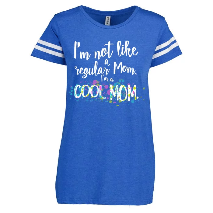 I'm Not A Regular Mom I'm A Cool Mom Enza Ladies Jersey Football T-Shirt