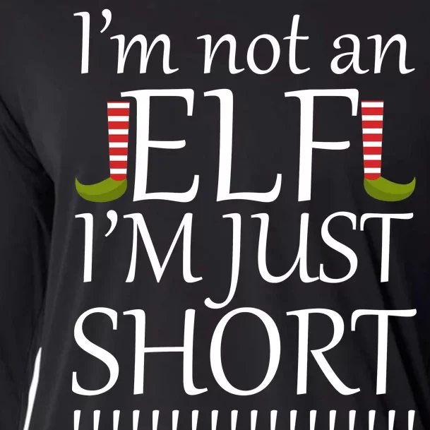 I'm Not An Elf! I'm Just Short Funny Christmas Cooling Performance Long Sleeve Crew