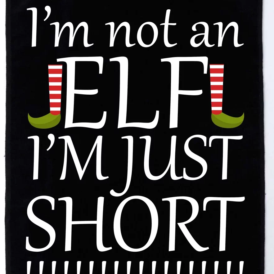 I'm Not An Elf! I'm Just Short Funny Christmas Platinum Collection Golf Towel