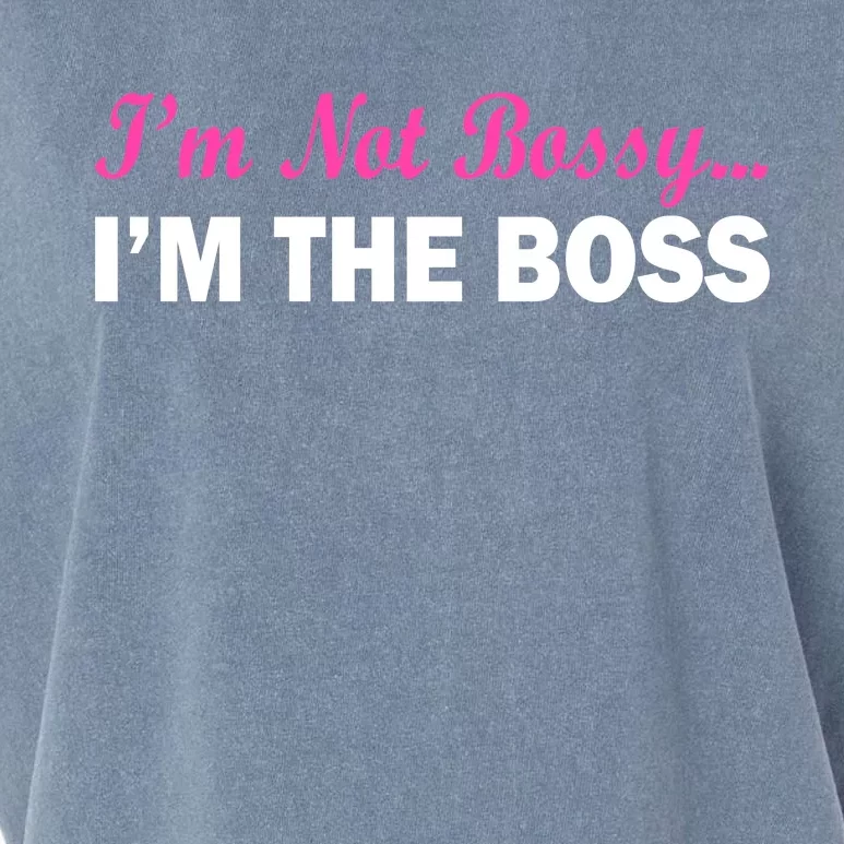 I'm Not Bossy I'm The Boss Garment-Dyed Women's Muscle Tee