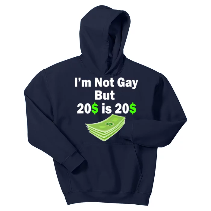 I'm Not Gay But $20 is $20 Kids Hoodie