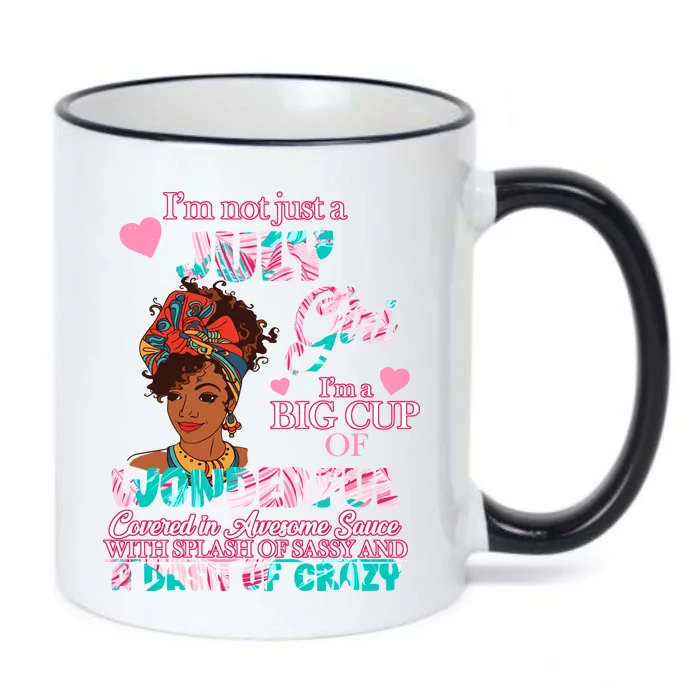 I'm Not Just A July Girl Funny Birthday Black Color Changing Mug