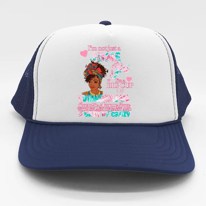 I'm Not Just A June Girl Funny Birthday Trucker Hat