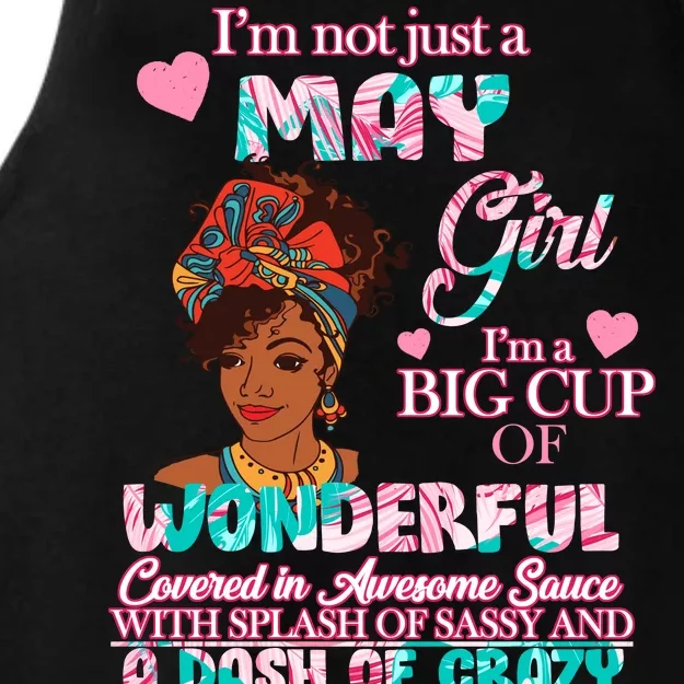 I'm Not Just A May Girl Funny Birthday Ladies Tri-Blend Wicking Tank