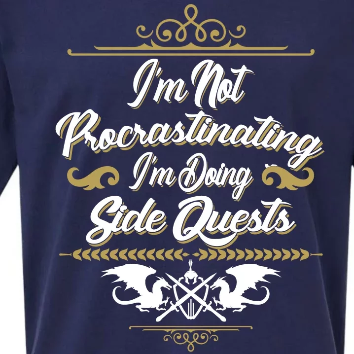 I'm Not Procrastinating I'm Doing Side Quests Sueded Cloud Jersey T-Shirt