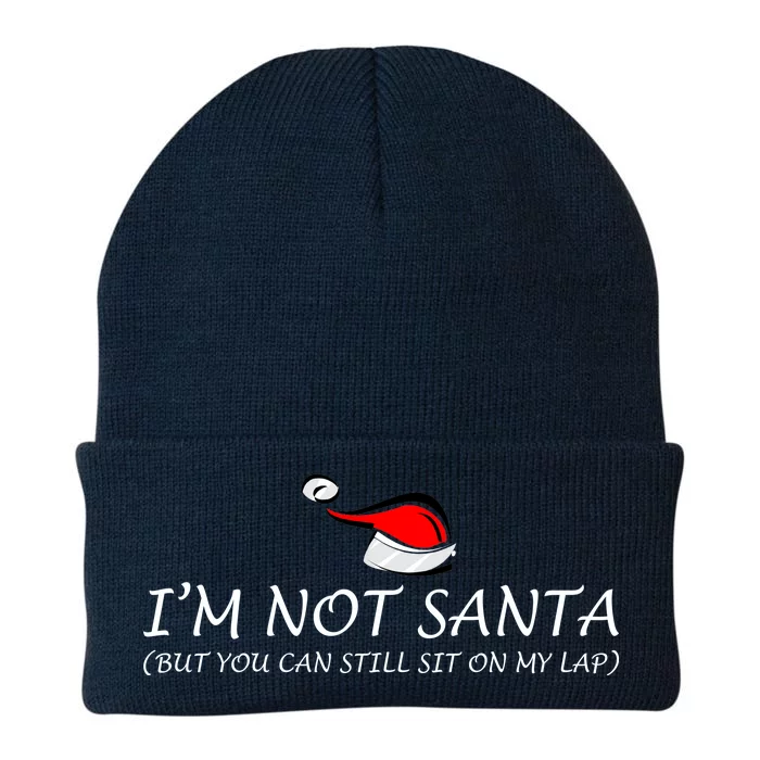 I'm Not Santa, But You Can Sit On My Lap Knit Cap Winter Beanie