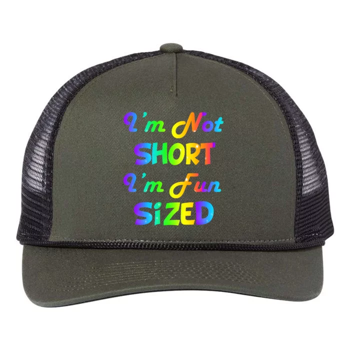 I'm Not Short I'm Fun Sized Retro Rope Trucker Hat Cap