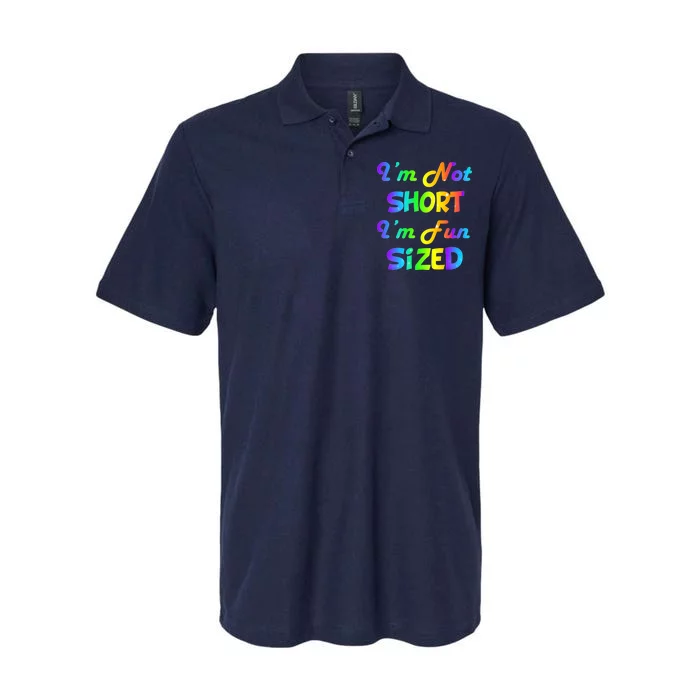 I'm Not Short I'm Fun Sized Softstyle Adult Sport Polo