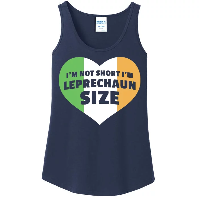 I'm Not Short I'm Leprechaun Size Ladies Essential Tank