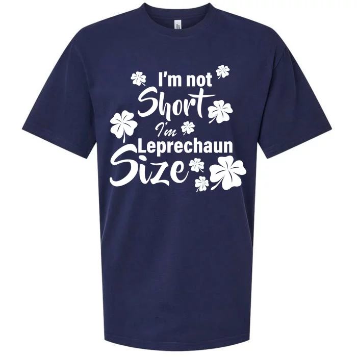 I'm Not Short I'm Leprechaun Size Funny Irish Sueded Cloud Jersey T-Shirt