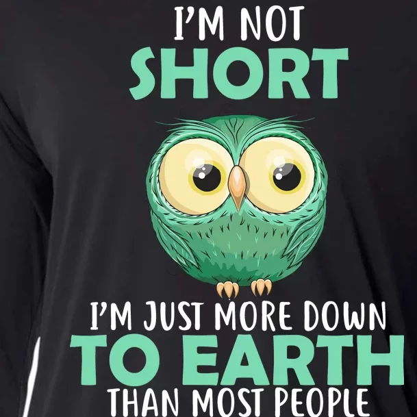 I'm Not Short Just Down To Earth Cooling Performance Long Sleeve Crew