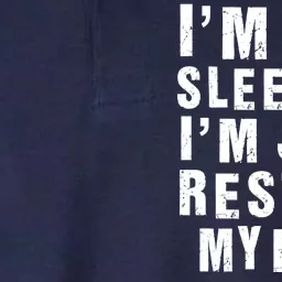 I'm Not Sleeping Just Resting My Eyes Softstyle Adult Sport Polo