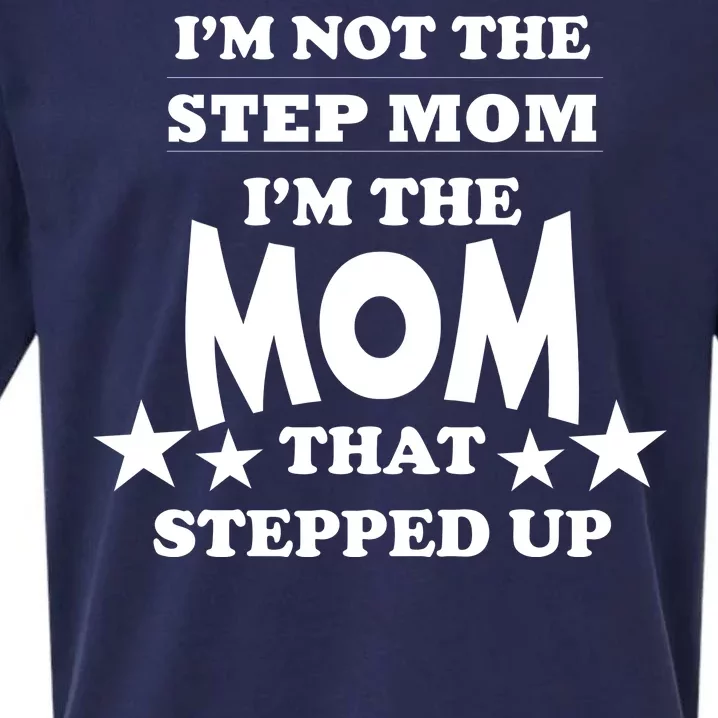 I'm Not The Step Mom I'm The Mom That Stepped Up Sueded Cloud Jersey T-Shirt