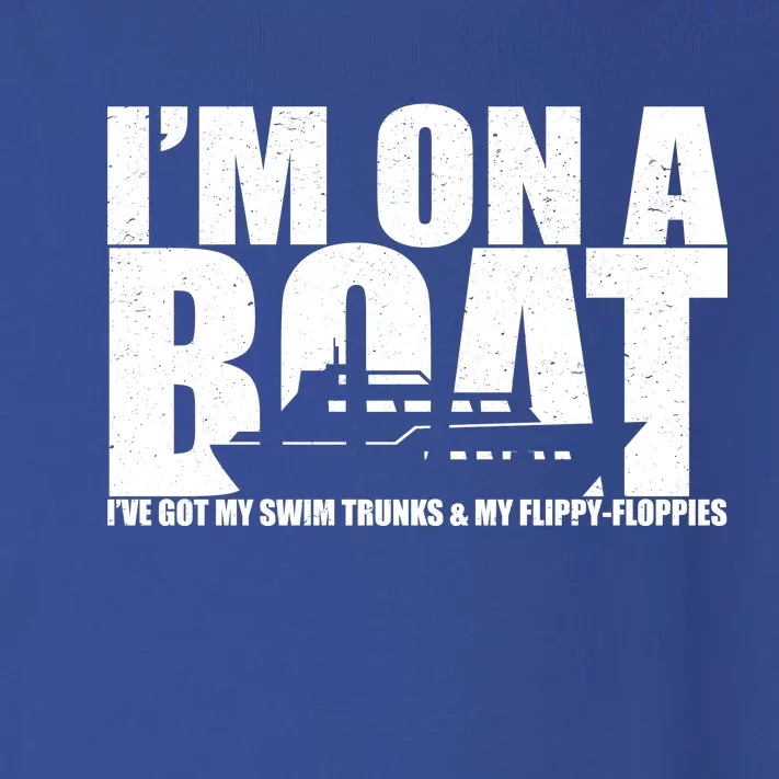 I'm On A Boat Funny Cruise Vacation Toddler Long Sleeve Shirt