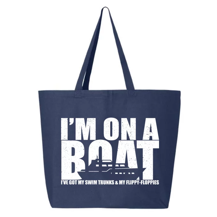 I'm On A Boat Funny Cruise Vacation 25L Jumbo Tote