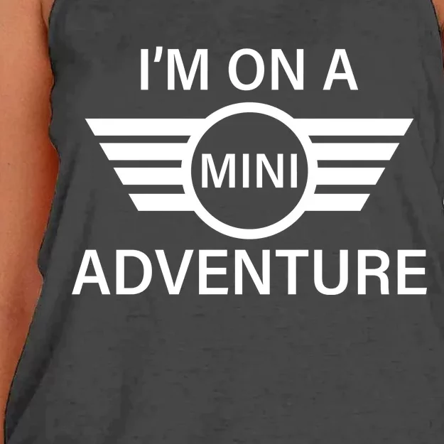 I'm On A Mini Adventure Women's Knotted Racerback Tank