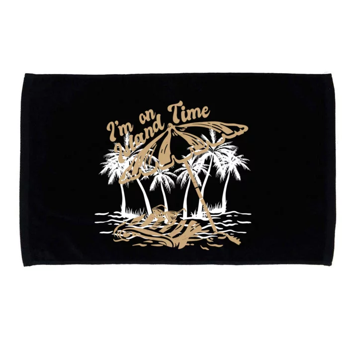 I'm On Island Time Microfiber Hand Towel