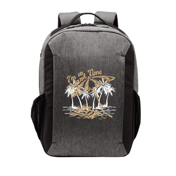 I'm On Island Time Vector Backpack