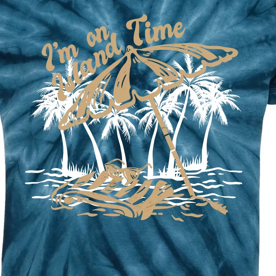 I'm On Island Time Kids Tie-Dye T-Shirt