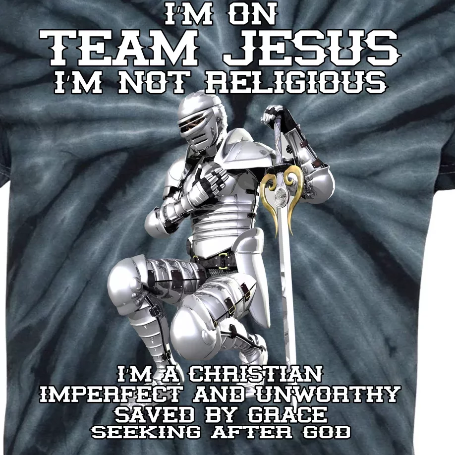 I'm On Team Jesus Kids Tie-Dye T-Shirt