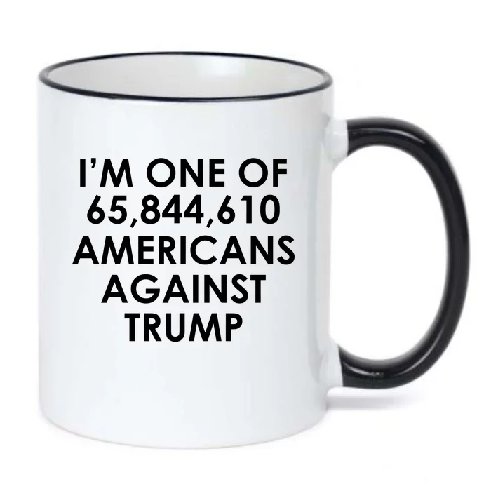 I'm One of the Americans Against Donald Trump Black Color Changing Mug