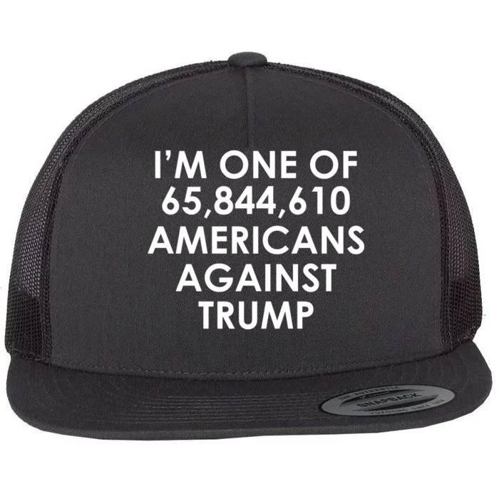 I'm One of the Americans Against Donald Trump Flat Bill Trucker Hat