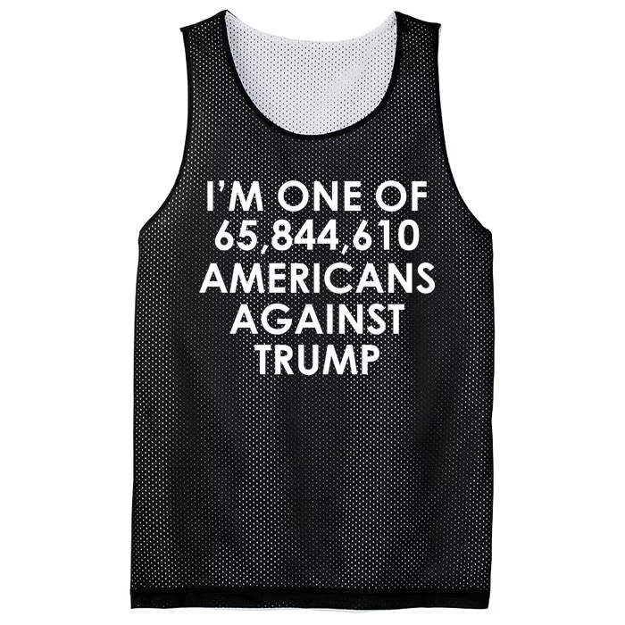 I'm One of the Americans Against Donald Trump Mesh Reversible Basketball Jersey Tank