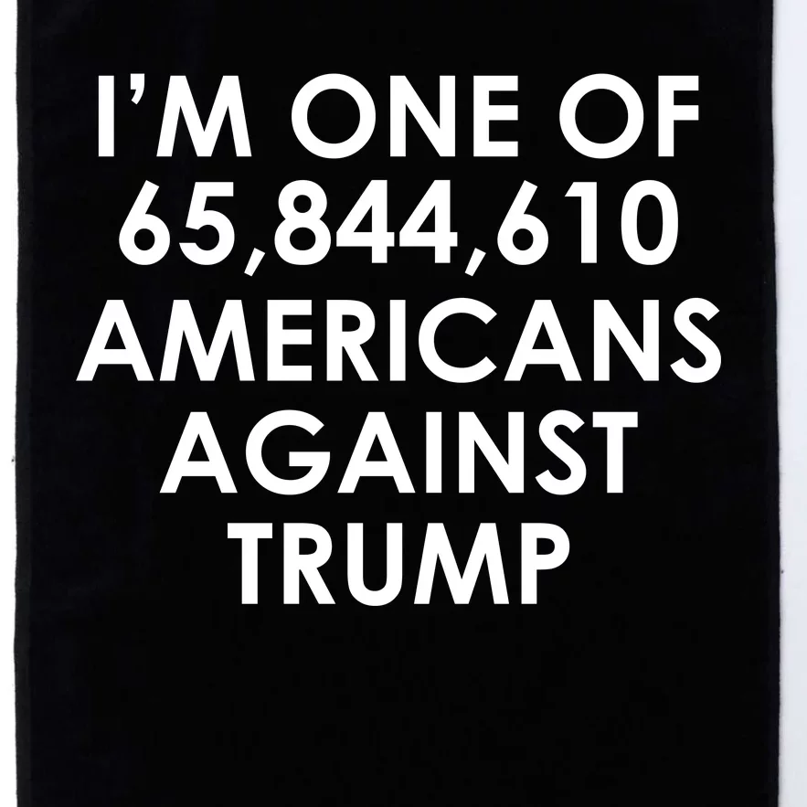 I'm One of the Americans Against Donald Trump Platinum Collection Golf Towel