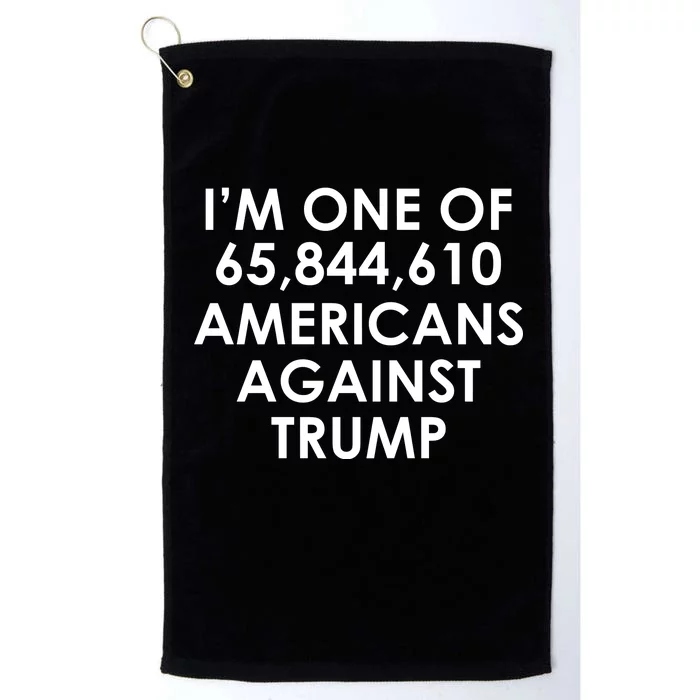 I'm One of the Americans Against Donald Trump Platinum Collection Golf Towel