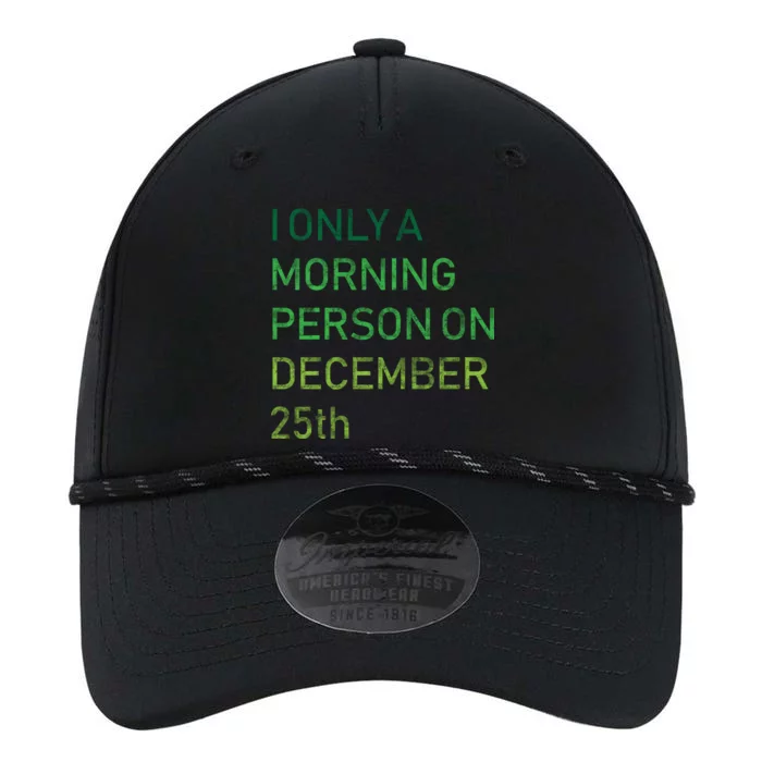 I'm Only A Morning Person On December 25 Performance The Dyno Cap