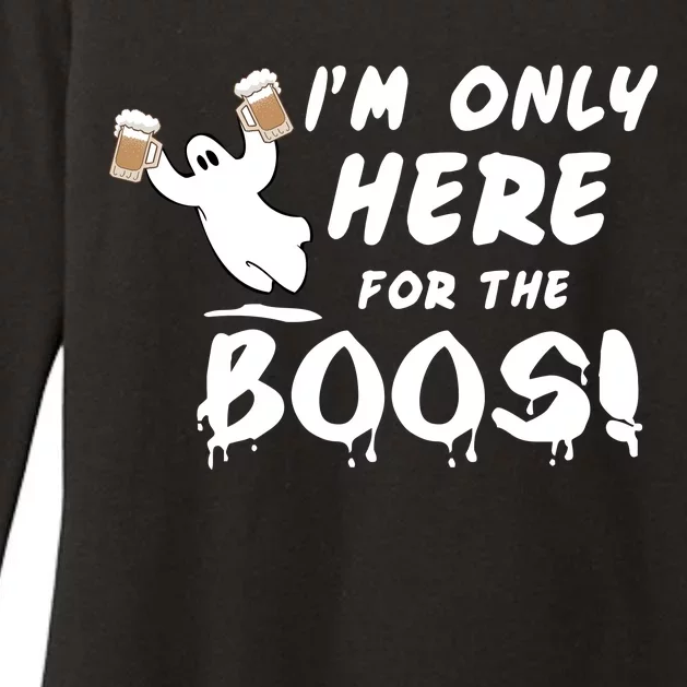 I'm Only here For The Boos! Ghost Womens CVC Long Sleeve Shirt